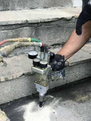 Foundation Repair - Slabjacking Process